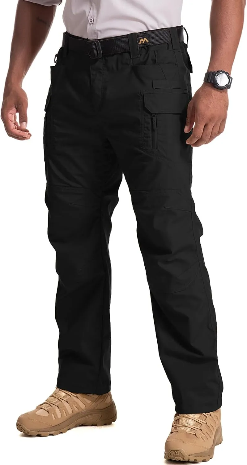 Men's Cargo Pants Ripstop Water Resistant Tactical Pants Lightweight Stretch Hiking Work Pants Outdoor Gear