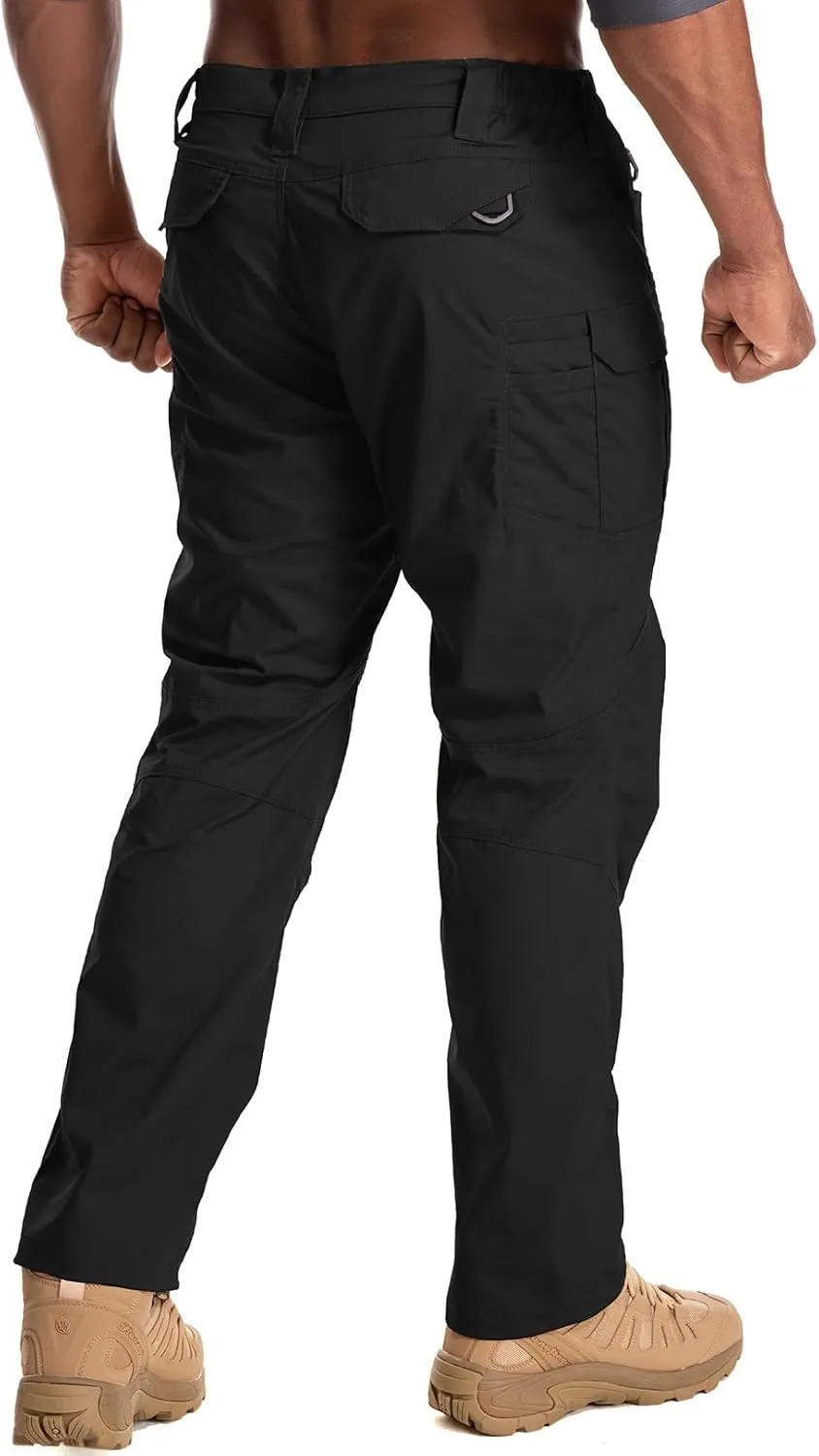 Men's Cargo Pants Ripstop Water Resistant Tactical Pants Lightweight Stretch Hiking Work Pants Outdoor Gear