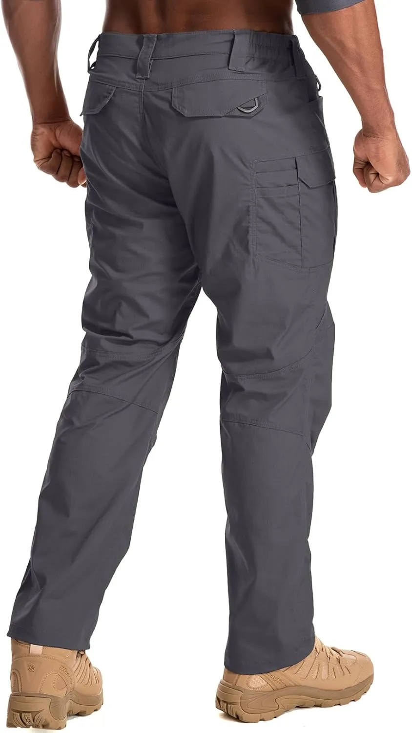 Men's Cargo Pants Ripstop Water Resistant Tactical Pants Lightweight Stretch Hiking Work Pants Outdoor Gear
