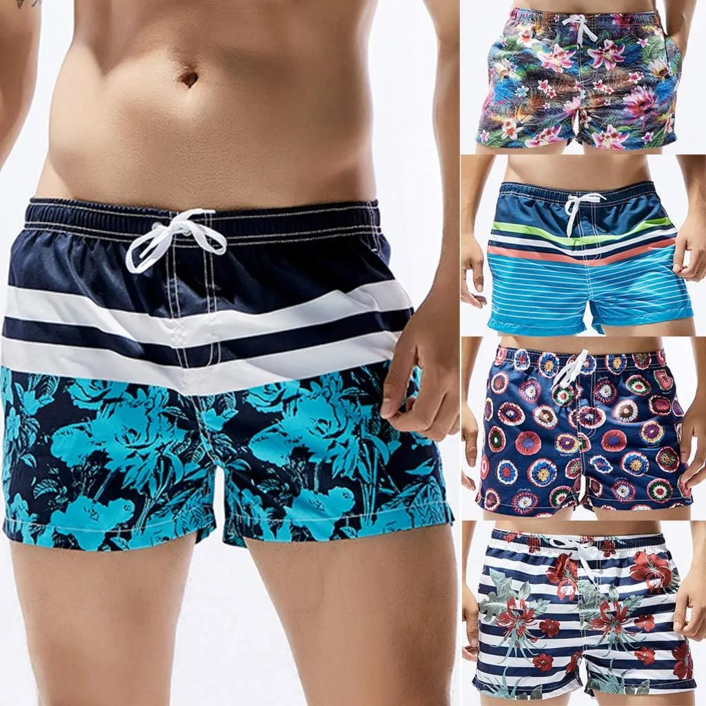 Mens Swim Trunks Trunks with Quick Dry Beach Shorts with Pockets Swim Trunks Men Mens Swim Trunks Summer Cool Quick