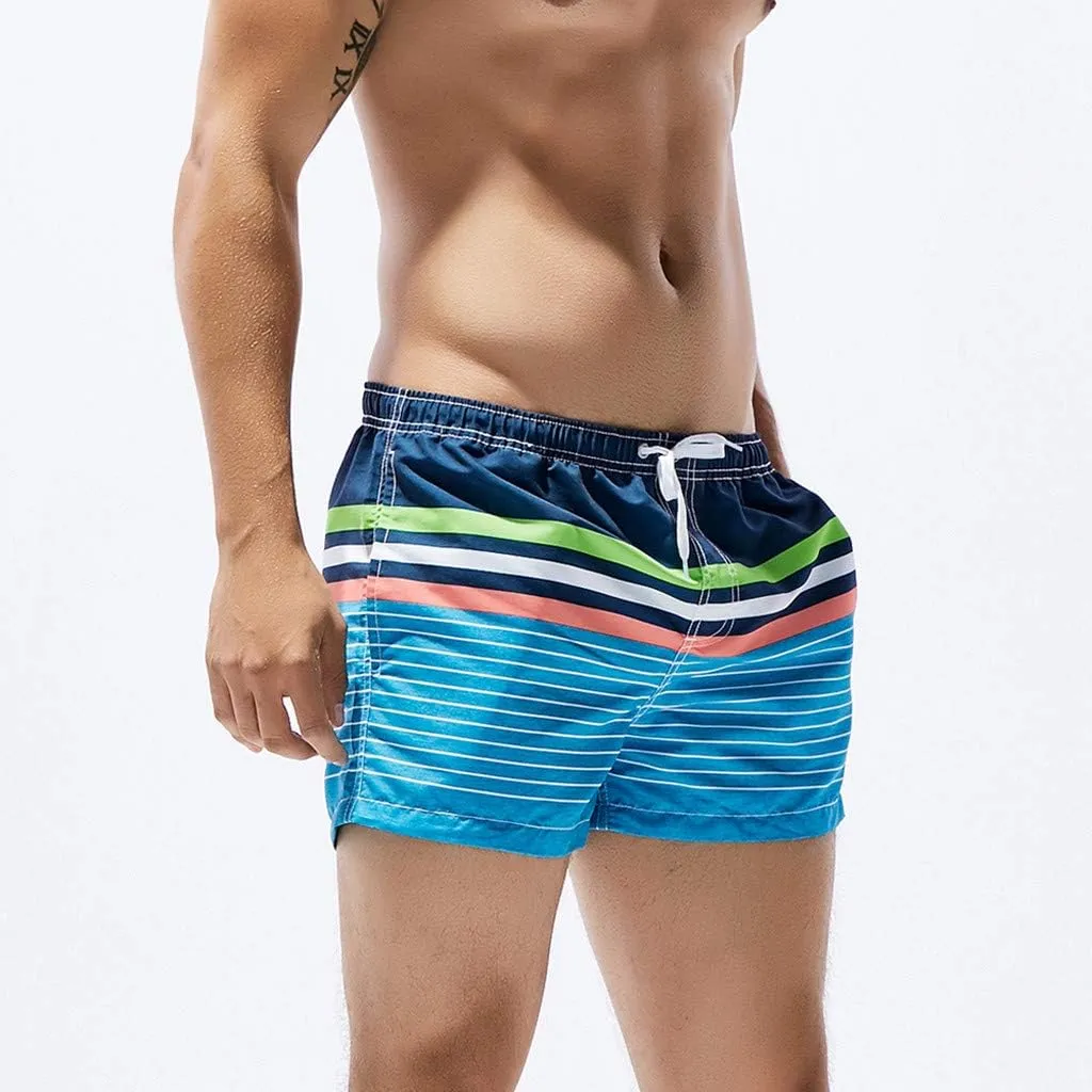 Mens Swim Trunks Trunks with Quick Dry Beach Shorts with Pockets Swim Trunks Men Mens Swim Trunks Summer Cool Quick