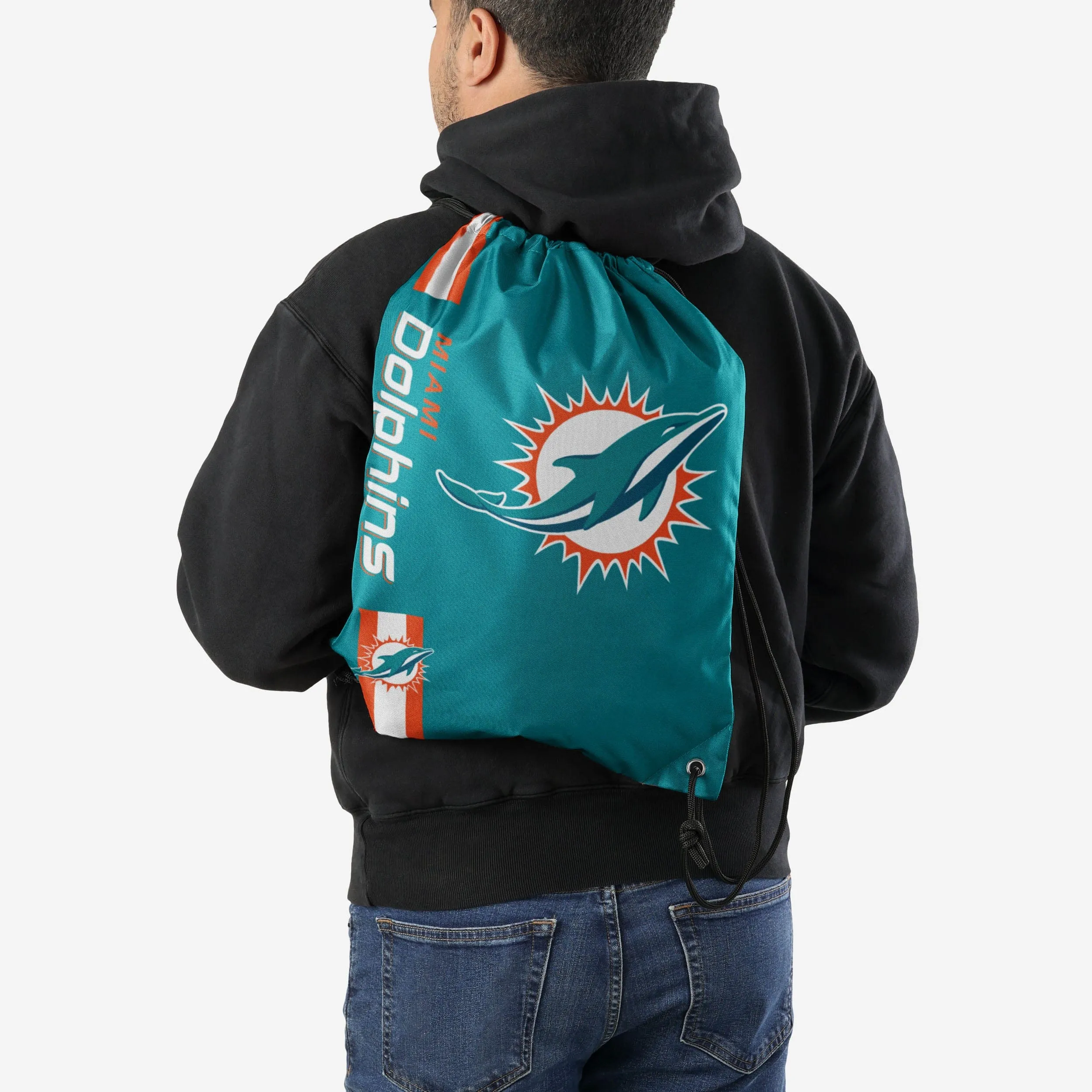 Miami Dolphins Big Logo Drawstring Backpack