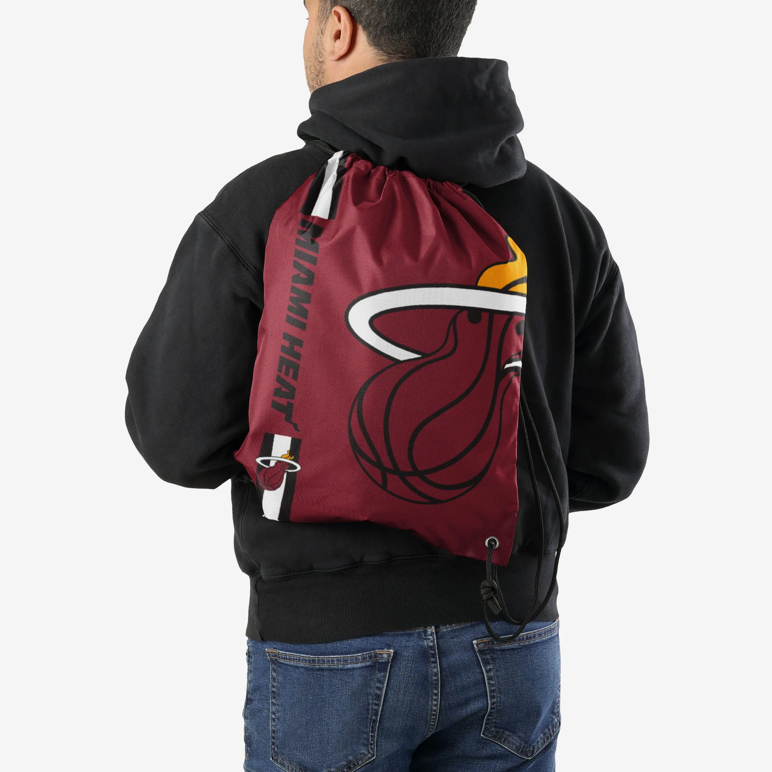 Miami Heat Big Logo Drawstring Backpack