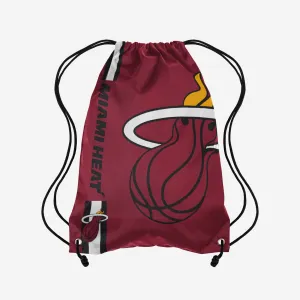 Miami Heat Big Logo Drawstring Backpack