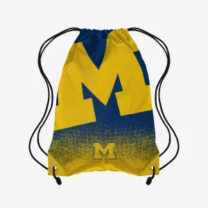 Michigan Wolverines Gradient Drawstring Backpack