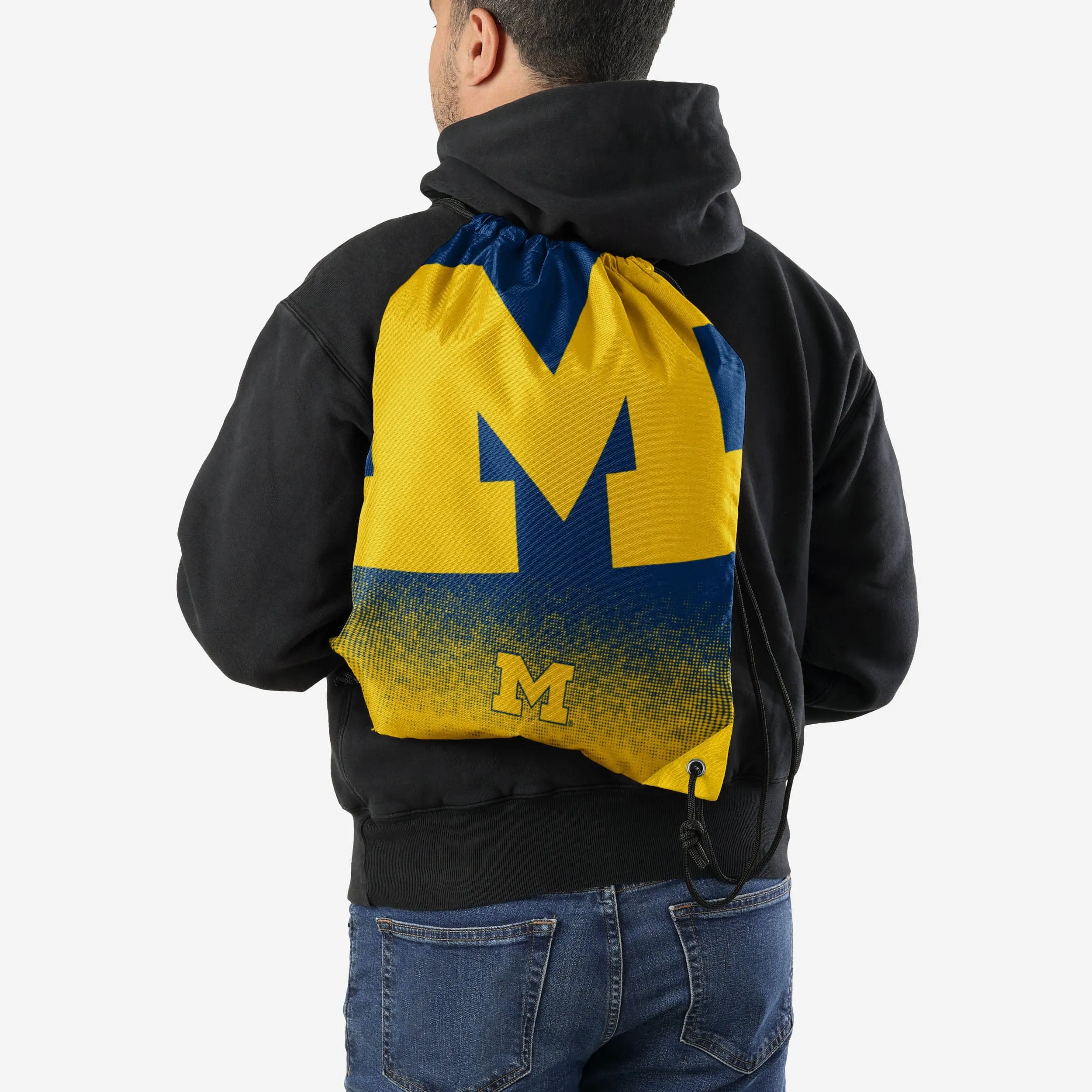 Michigan Wolverines Gradient Drawstring Backpack