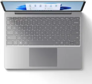 Microsoft Surface Laptop Go 12.4" Laptop, 16GB RAM, 256GB SSD, Platinum (Renewed) | Touchscreen, Intel Core i5-1035G1