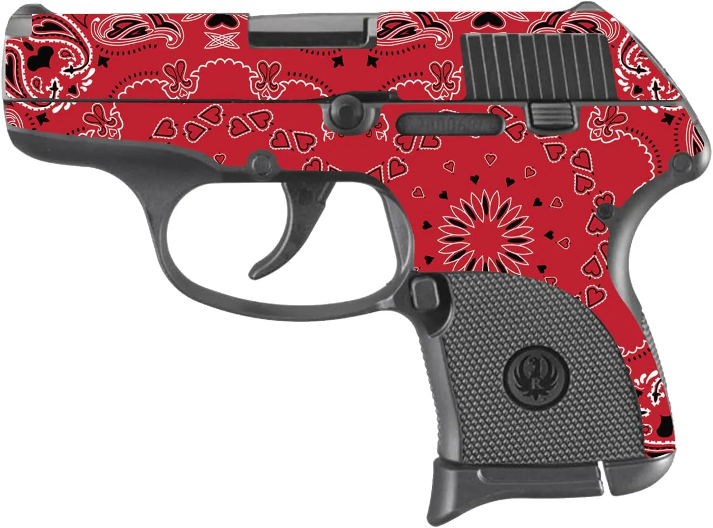 MightySkins Skin Compatible with Ruger LCP 380 - Bandana | Protective, Durable, and Unique Vinyl Decal wrap Cover | Easy to Apply, Remove, and Change Styles | Made in The USA