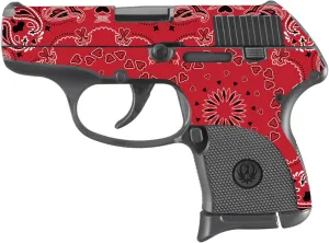 MightySkins Skin Compatible with Ruger LCP 380 - Bandana | Protective, Durable, and Unique Vinyl Decal wrap Cover | Easy to Apply, Remove, and Change Styles | Made in The USA