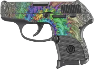 MightySkins Skin Compatible with Ruger LCP 380 - Tripping | Protective, Durable, and Unique Vinyl Decal wrap Cover | Easy to Apply, Remove, and Change Styles | Made in The USA