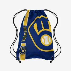 Milwaukee Brewers Big Logo Drawstring Backpack