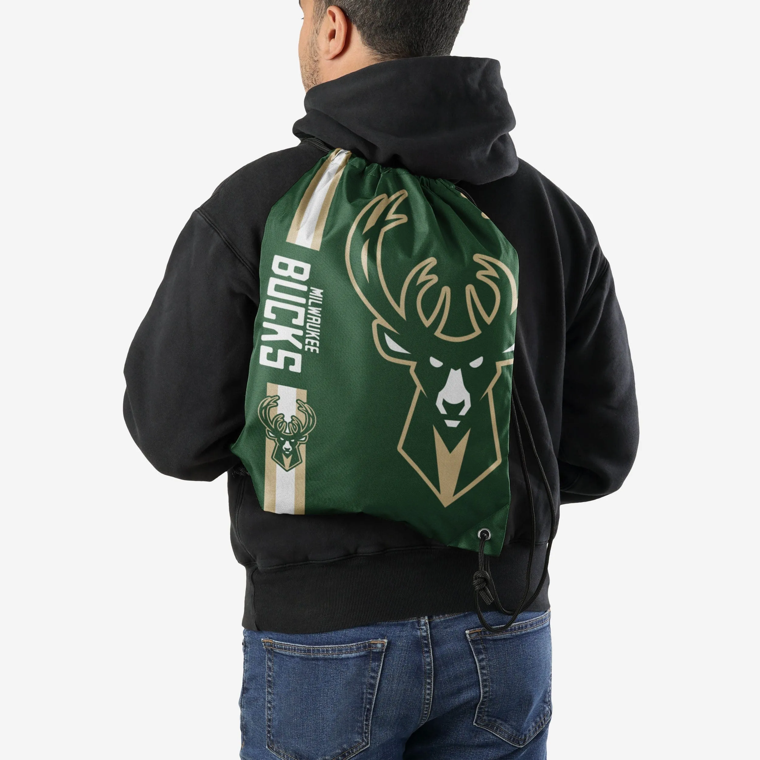 Milwaukee Bucks Big Logo Drawstring Backpack