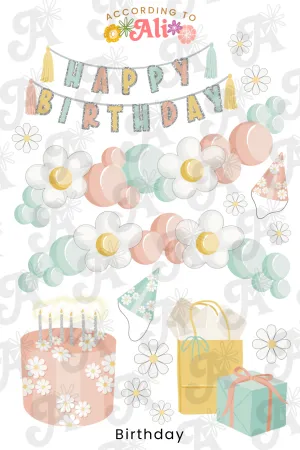 Mini Birthday Sticker Sheet