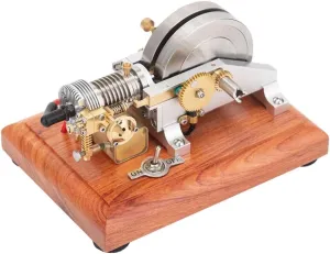 Mini Engine Model Kit That Runs, 2.3CC Hoglet Single-Cylinder 4-Stroke Engine Model for Motorcycles, Science Educational Kit for Adults