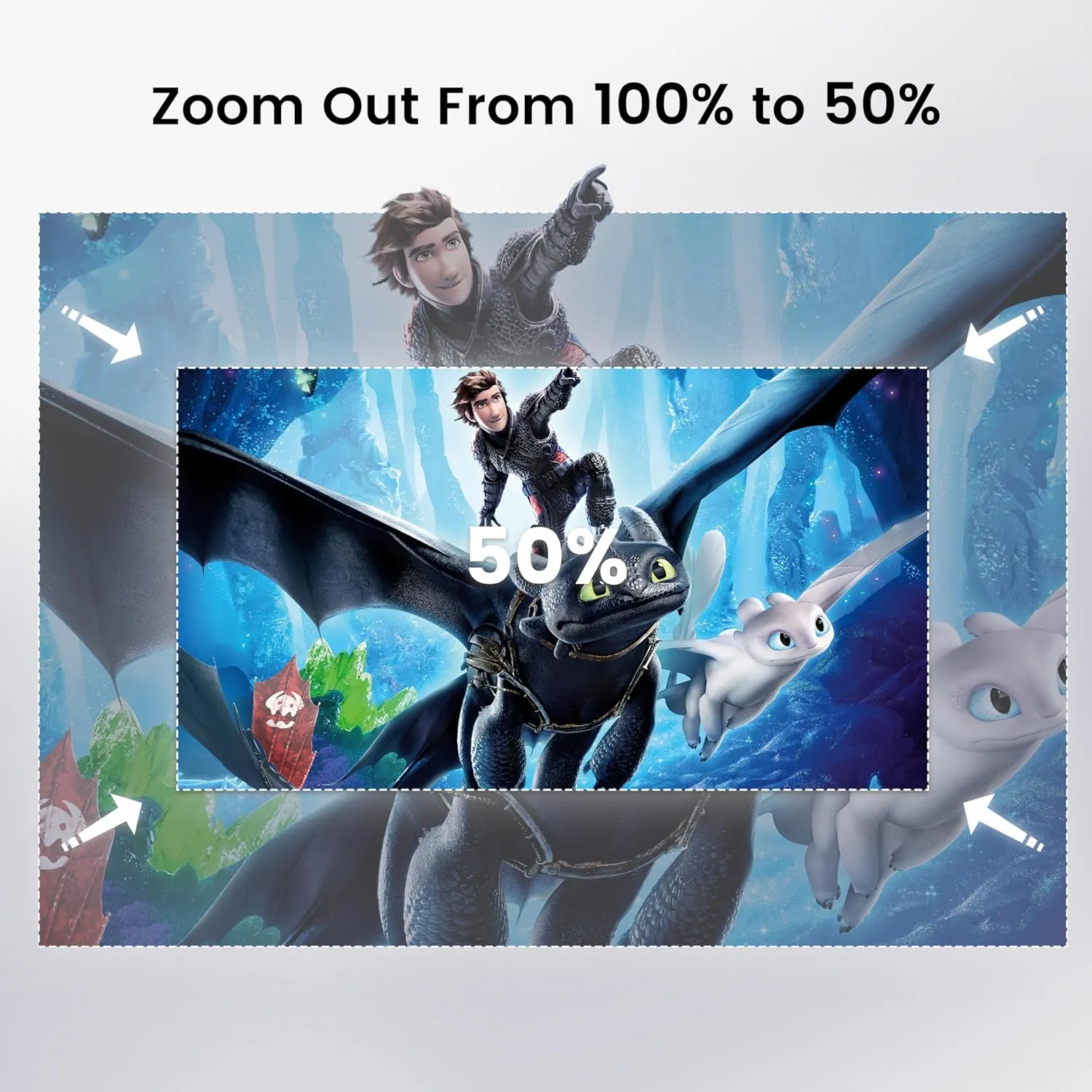 Mini Projector, Projector with WiFi and Bluetooth,PUTRIMS 1080P Support Portable Projector 145° Rotatable Electric Focus & Auto Keystone outdoor projector Compatible with HDMI/USB/Smartphone/PC/Laptop