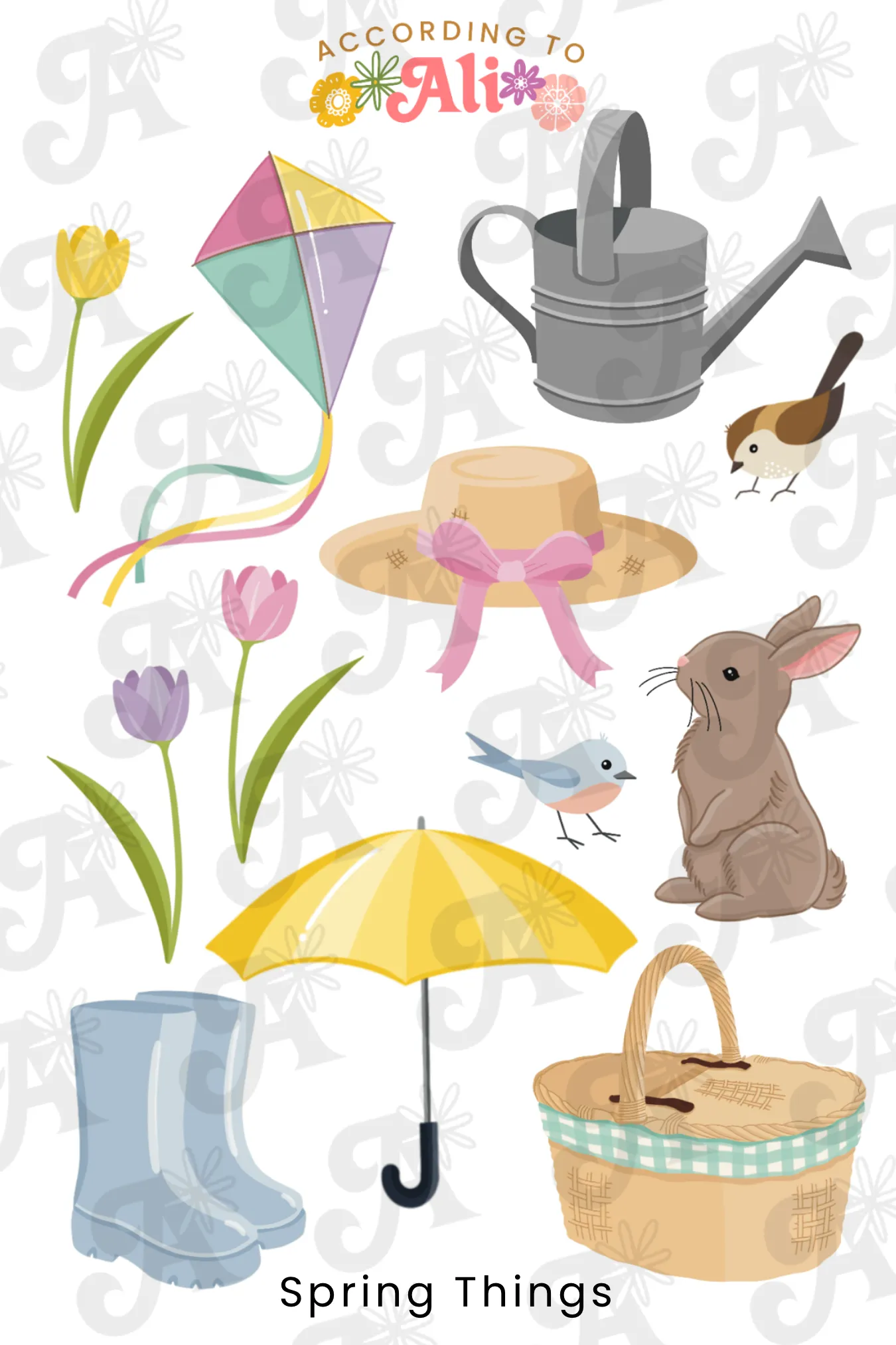 Mini Spring Things Sticker Sheet