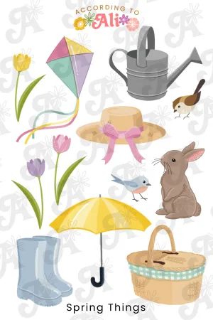 Mini Spring Things Sticker Sheet