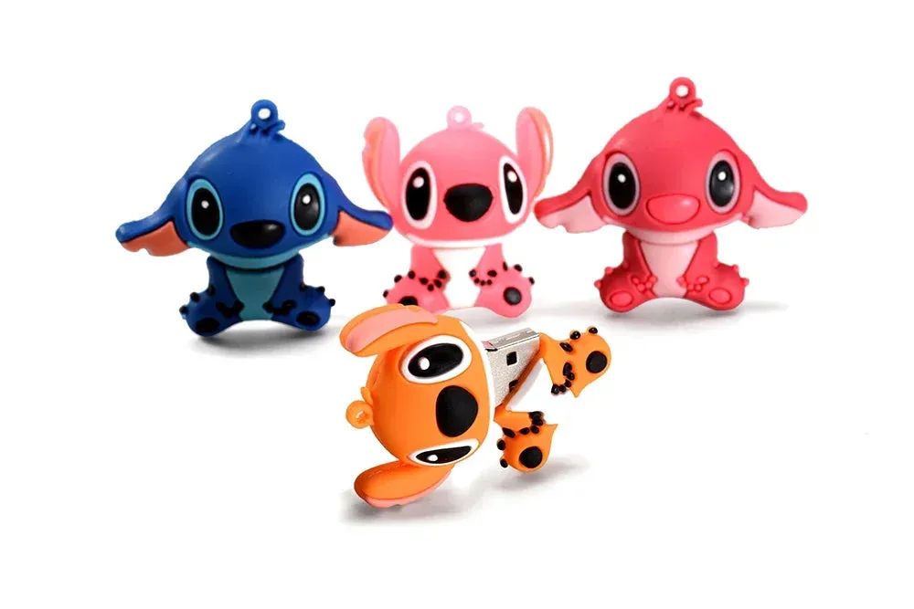 Mini U Disk Flash Drives 64GB 32GB 16GB 8GB Cartoon USB 2.0 Flash Memory Pen Drive External Storage