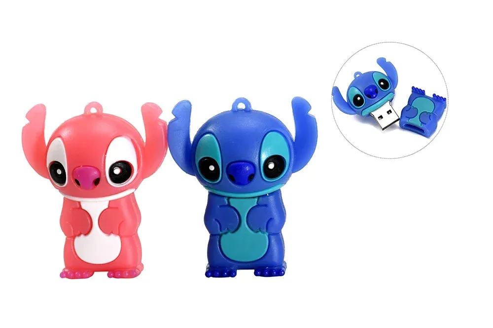 Mini U Disk Flash Drives 64GB 32GB 16GB 8GB Cartoon USB 2.0 Flash Memory Pen Drive External Storage
