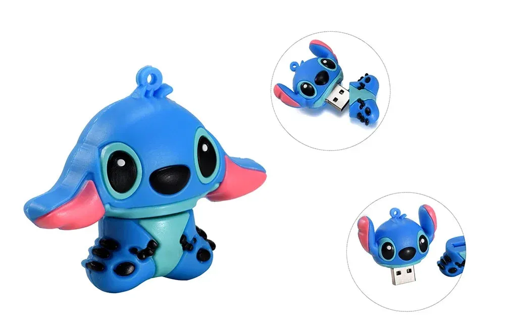 Mini U Disk Flash Drives 64GB 32GB 16GB 8GB Cartoon USB 2.0 Flash Memory Pen Drive External Storage