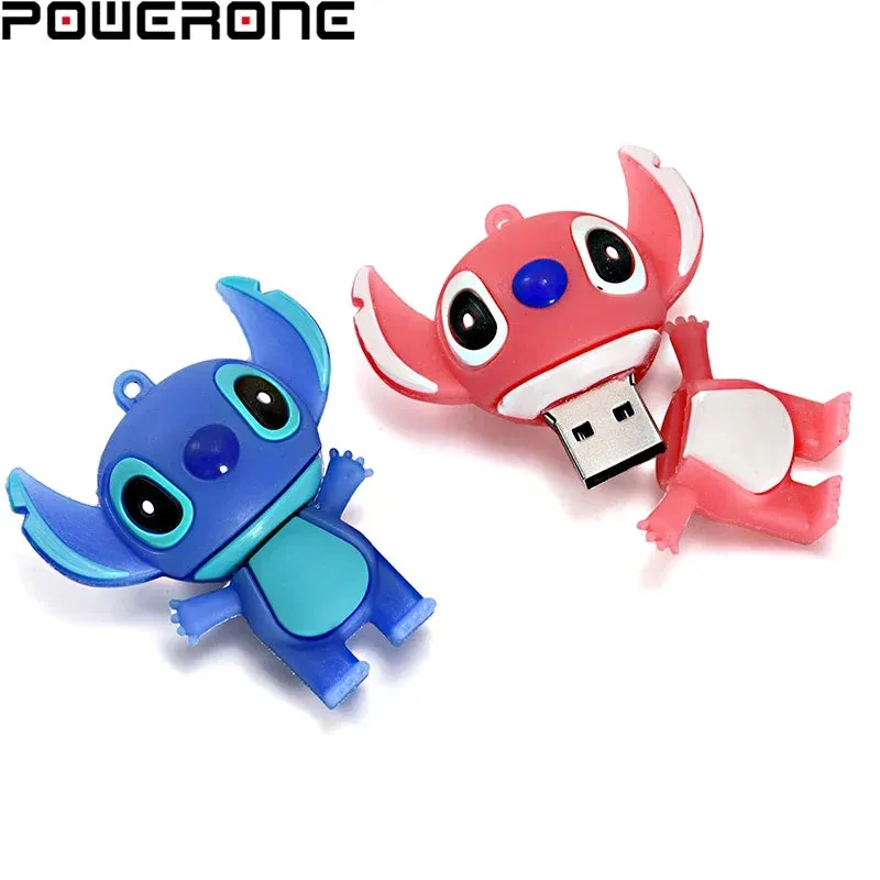 Mini U Disk Flash Drives 64GB 32GB 16GB 8GB Cartoon USB 2.0 Flash Memory Pen Drive External Storage
