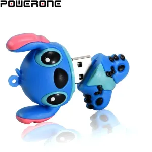 Mini U Disk Flash Drives 64GB 32GB 16GB 8GB Cartoon USB 2.0 Flash Memory Pen Drive External Storage
