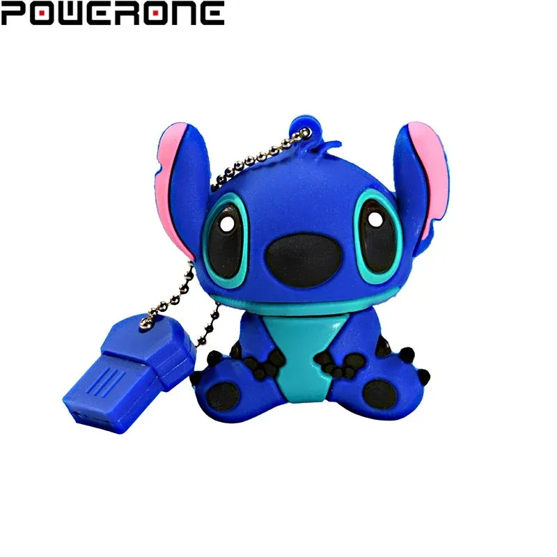 Mini U Disk Flash Drives 64GB 32GB 16GB 8GB Cartoon USB 2.0 Flash Memory Pen Drive External Storage