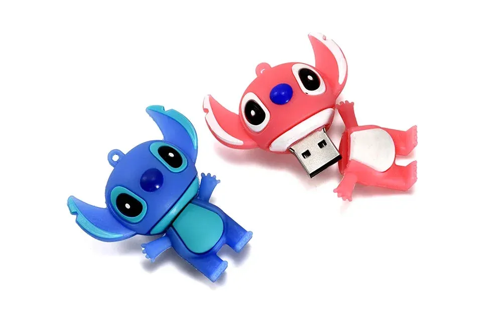 Mini U Disk Flash Drives 64GB 32GB 16GB 8GB Cartoon USB 2.0 Flash Memory Pen Drive External Storage
