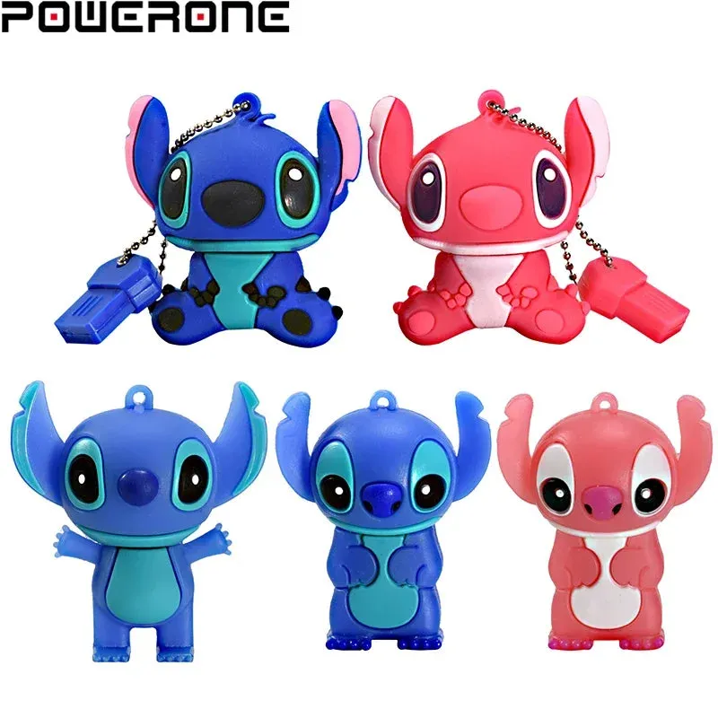 Mini U Disk Flash Drives 64GB 32GB 16GB 8GB Cartoon USB 2.0 Flash Memory Pen Drive External Storage