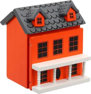 Miniature House Dollhouse Ornament Charming Wooden Villa Decor for Desktop Miniature Garden Realistic Design Craftsmanship Easy to Place for Home Decoration