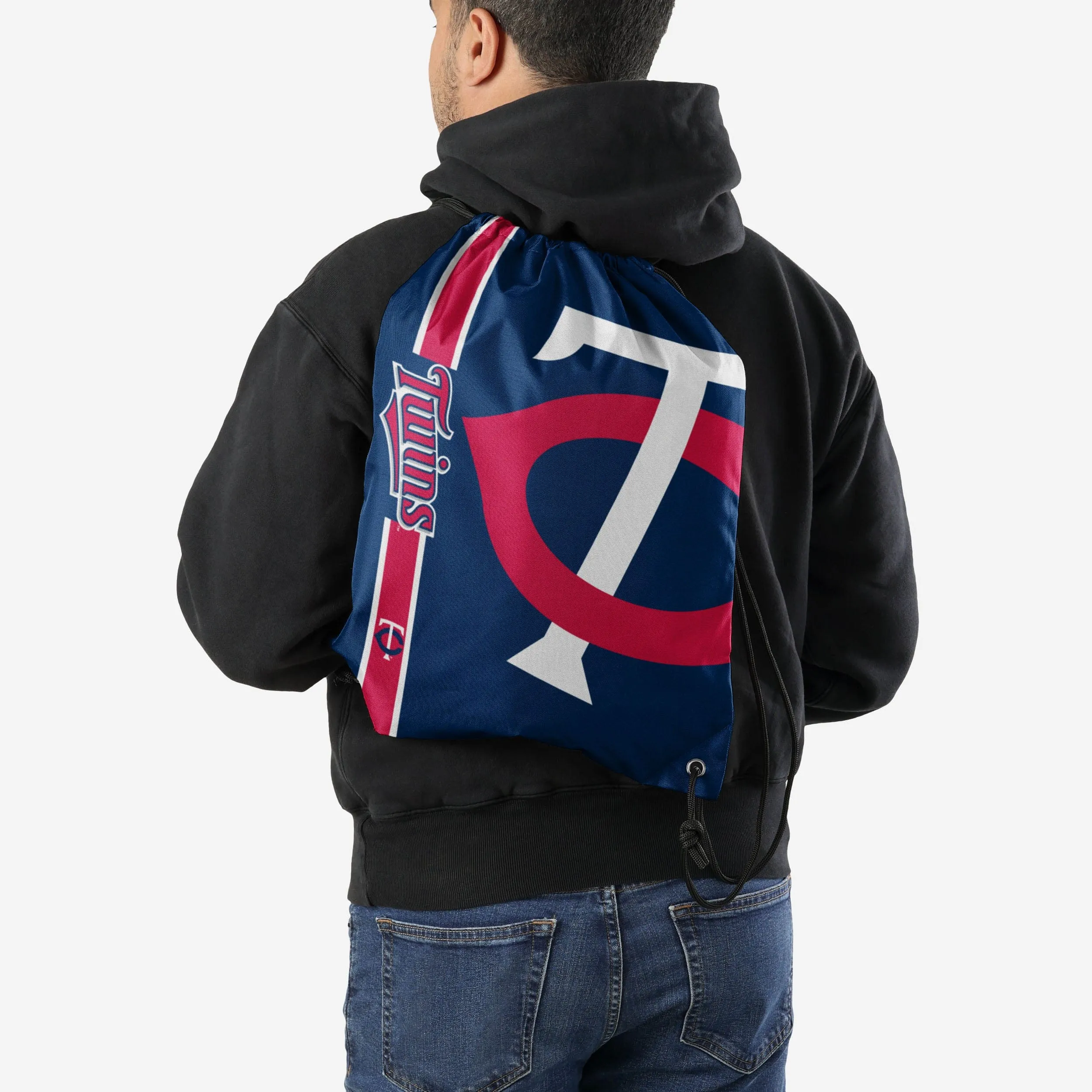 Minnesota Twins Big Logo Drawstring Backpack