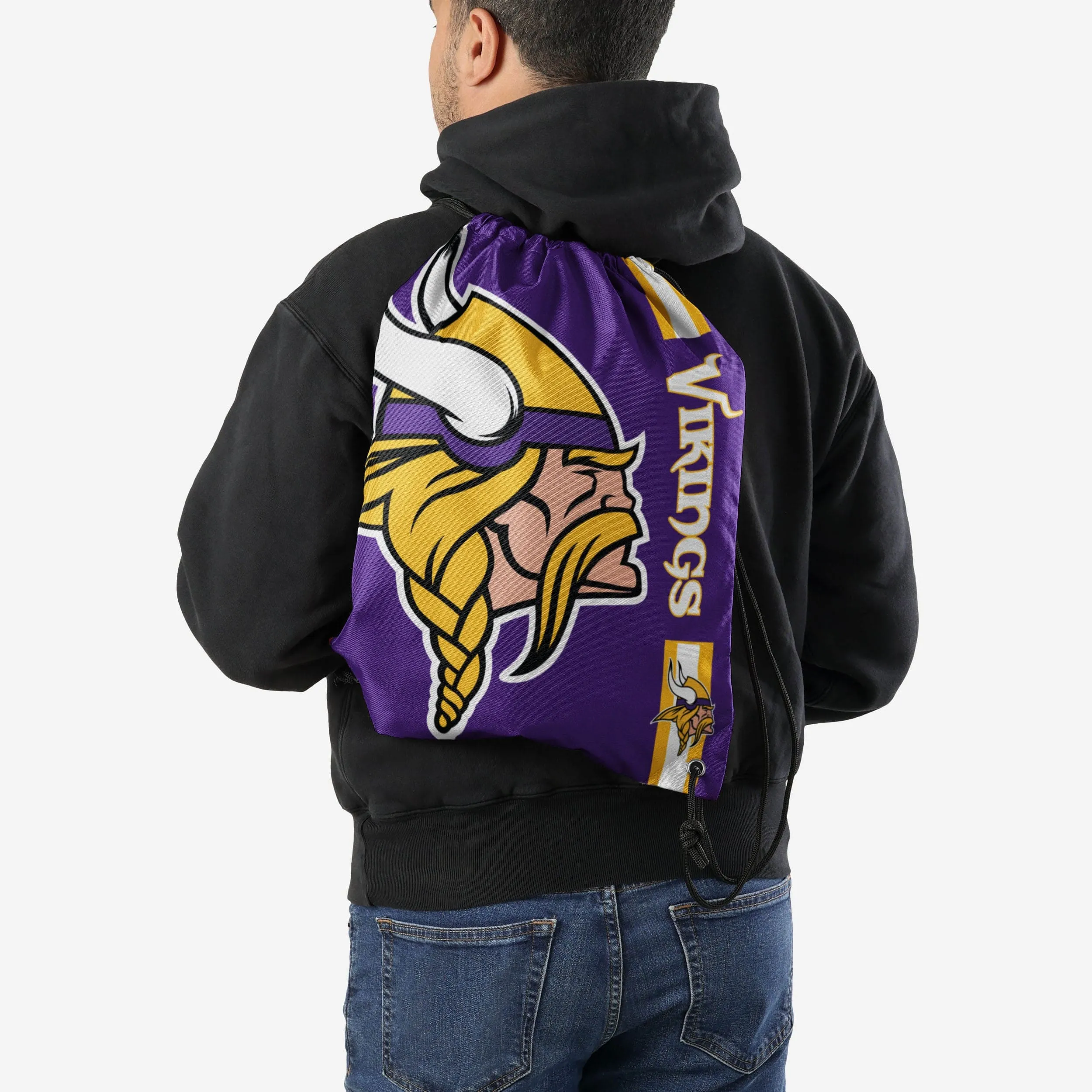 Minnesota Vikings Big Logo Drawstring Backpack