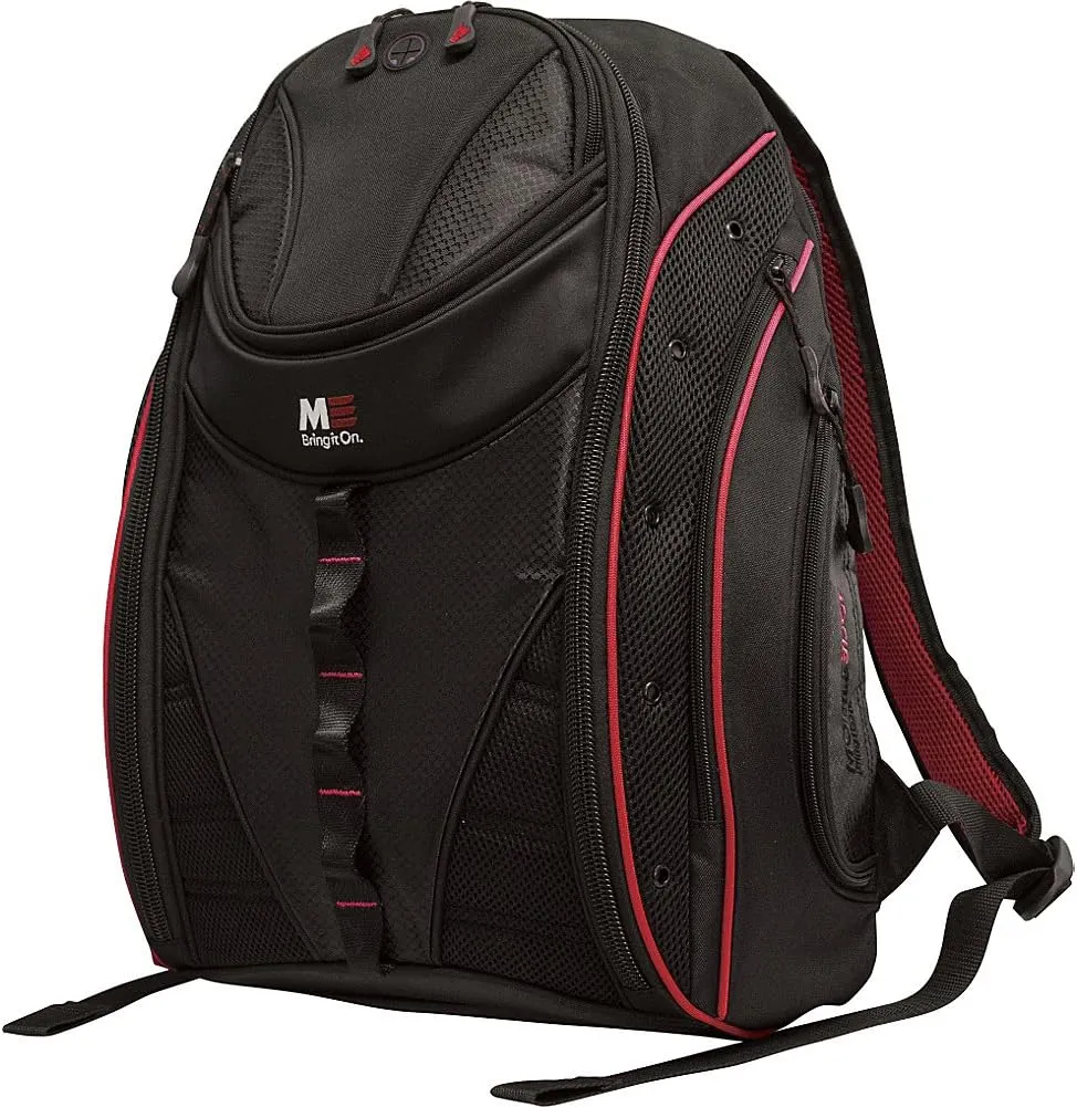 Mobile Edge MEBPE72 16" PC/17 MacBook Express 2.0 Backpack, Red, One Size