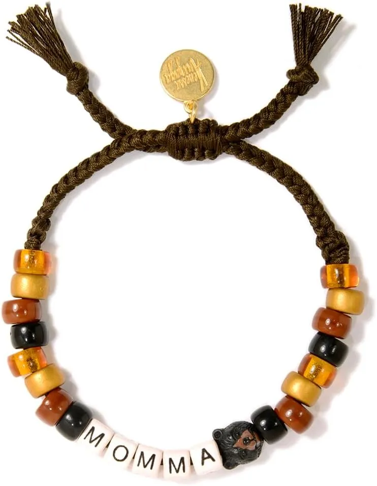 Momma Bear Bracelet (Brown)