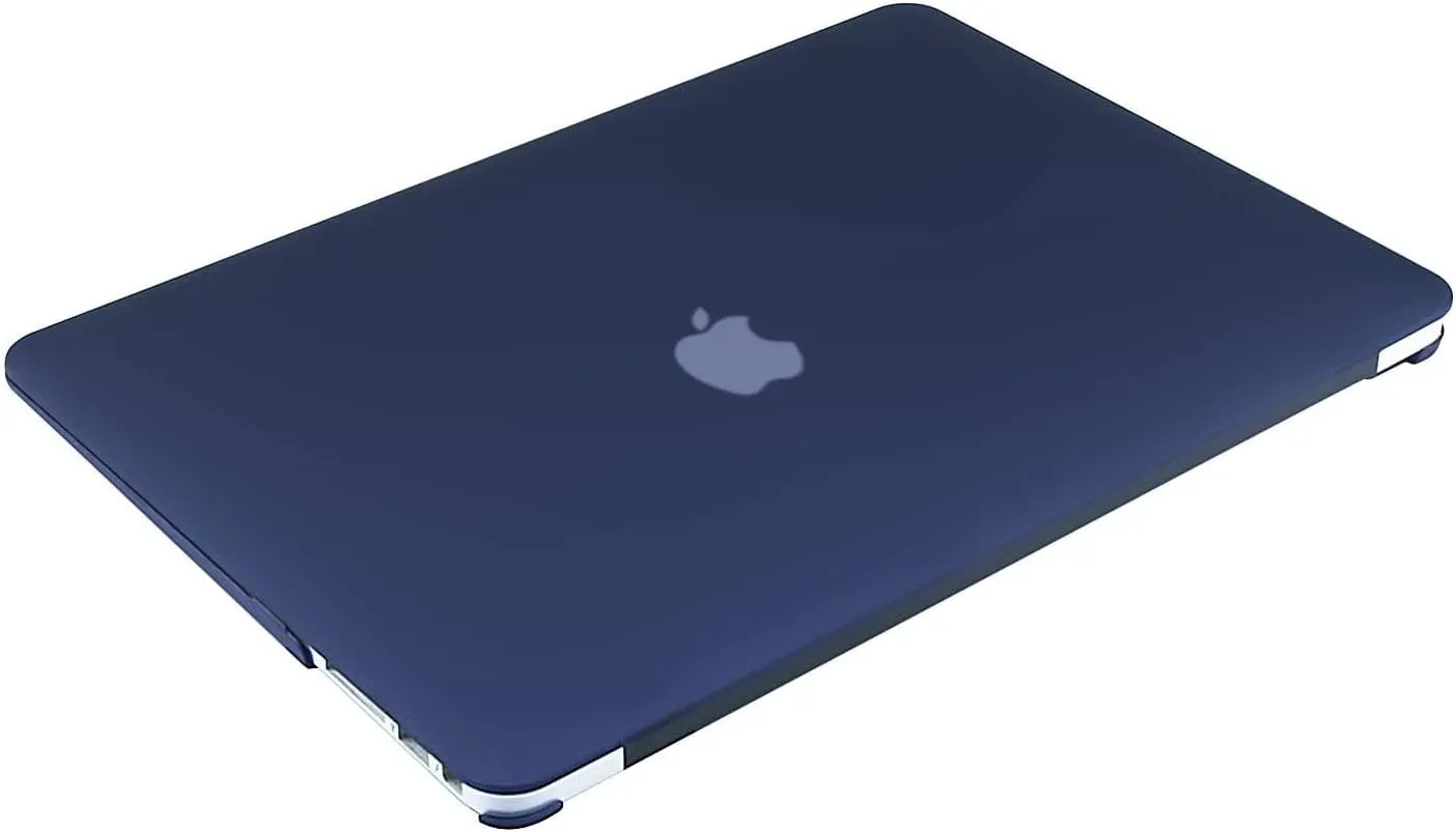 MOSISO Compatible with MacBook Air 13 inch Case (Models: A1369 & A1466, Older Version 2010-2017 Release), Protective Plastic Hard Shell Case & Keyboard Cover & Screen Protector, Navy Blue