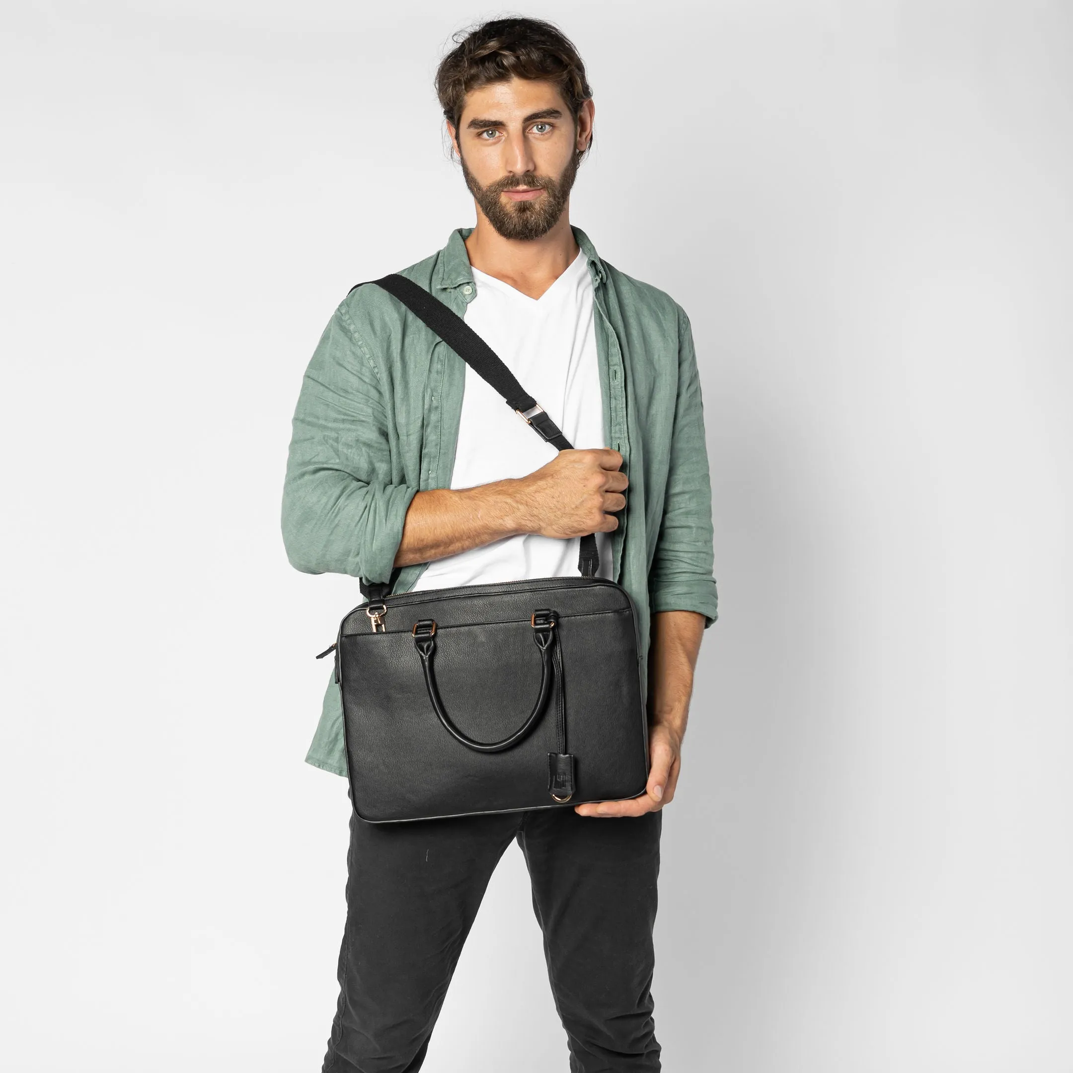 Mosman 15" Laptop Case - Black