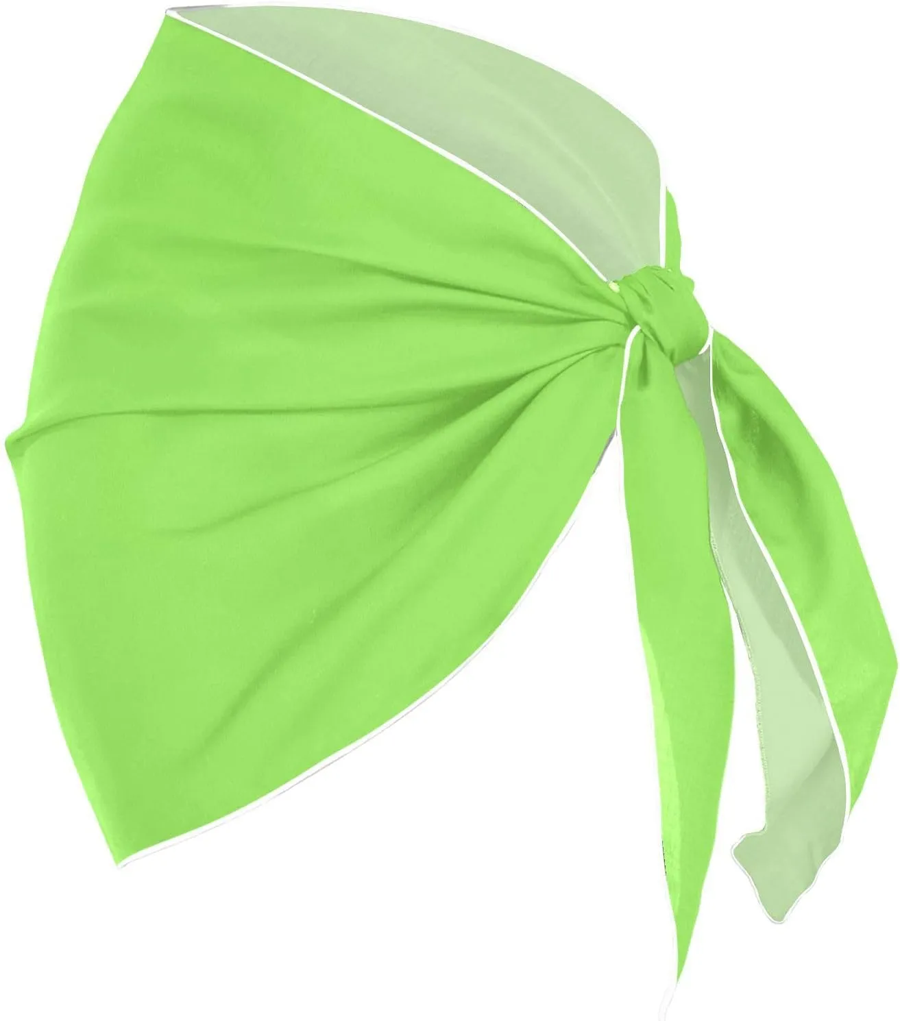 Moss Green Beach Wrap Women's Soft Wrap Swim Sarongs Scarf for Swimwear, 68.5" x 16.9"