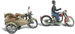 Motorcycles And Sidecar Scenic Details Woodland Scenics