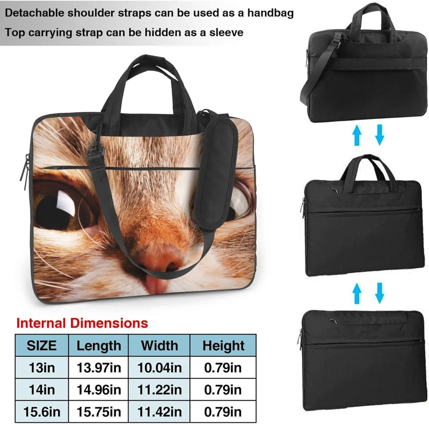 Mount Fuji cherry blossoms Laptop Shoulder Bag ​for Men Women, Computer Carrying Case Messenger Bag with Strap