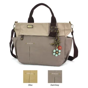 Multi Pocket Tote - Metal Charming Dragonfly