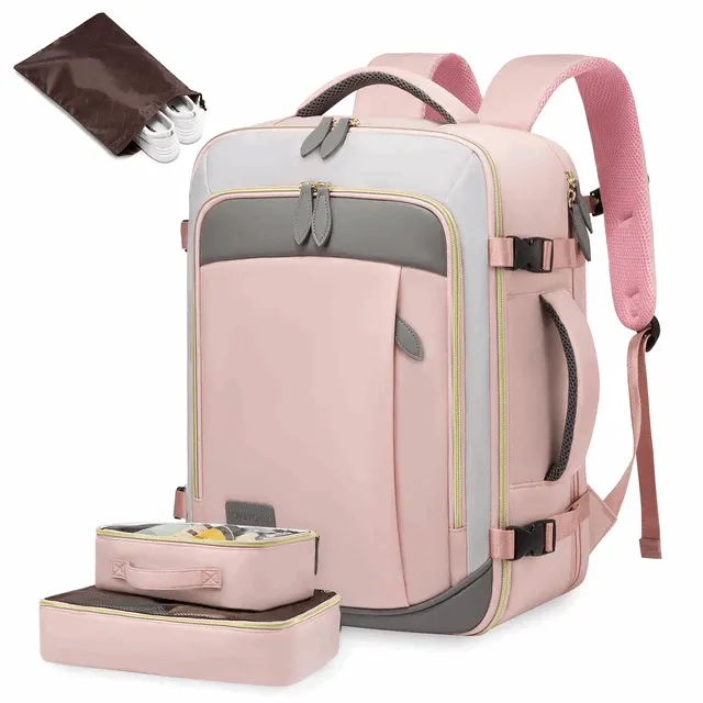 Multifunctional Travel Laptop Backpack with 3 Packing Accessories – Smart & Spacious Bag for Work & Travel