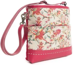 Myra Bag Western Leather Shoulder Bag for Women - Upcycled Crossbody Handbag Pink