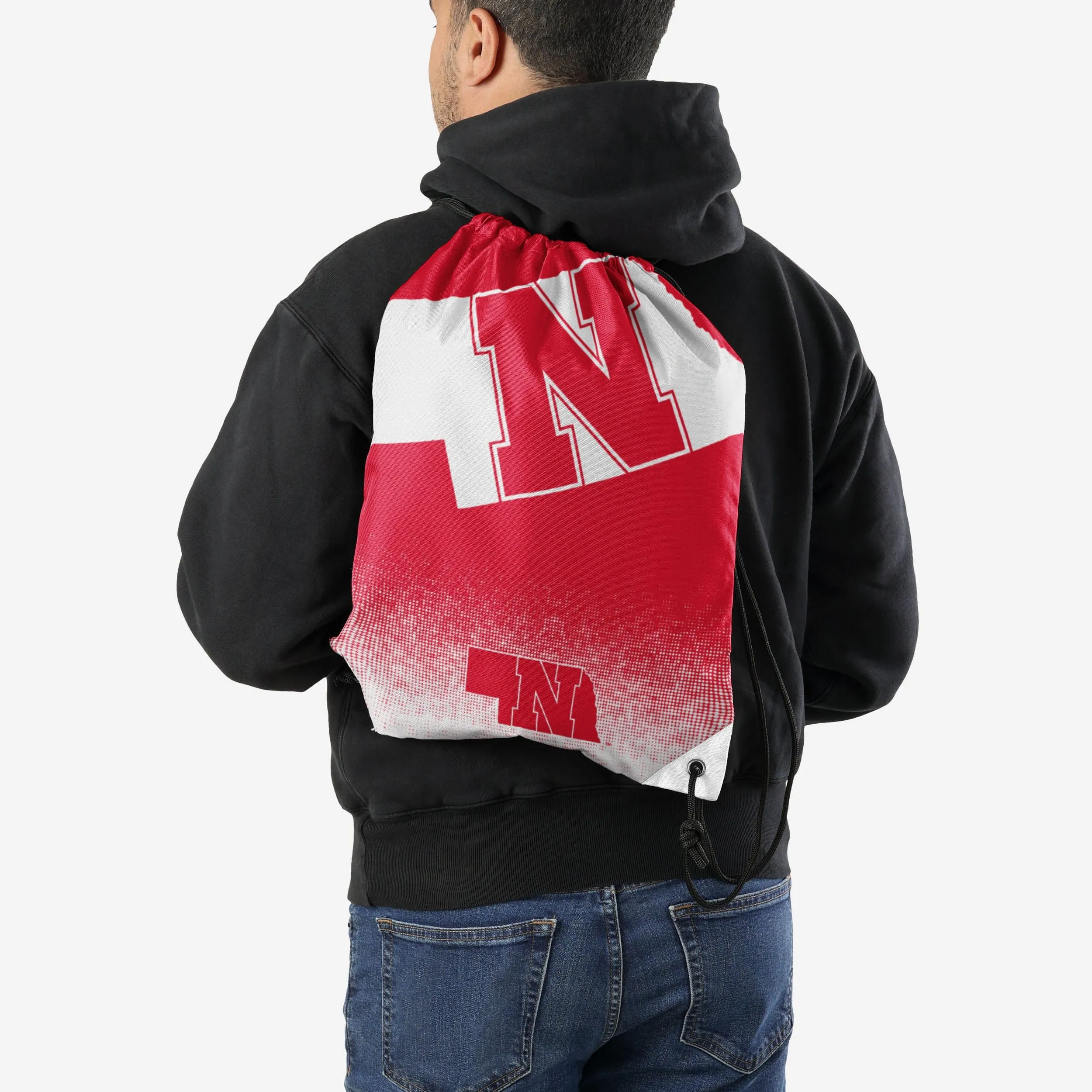 Nebraska Cornhuskers Gradient Drawstring Backpack