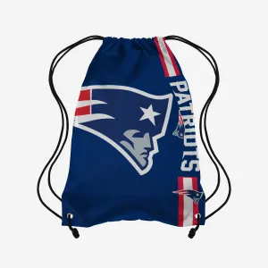 New England Patriots Big Logo Drawstring Backpack