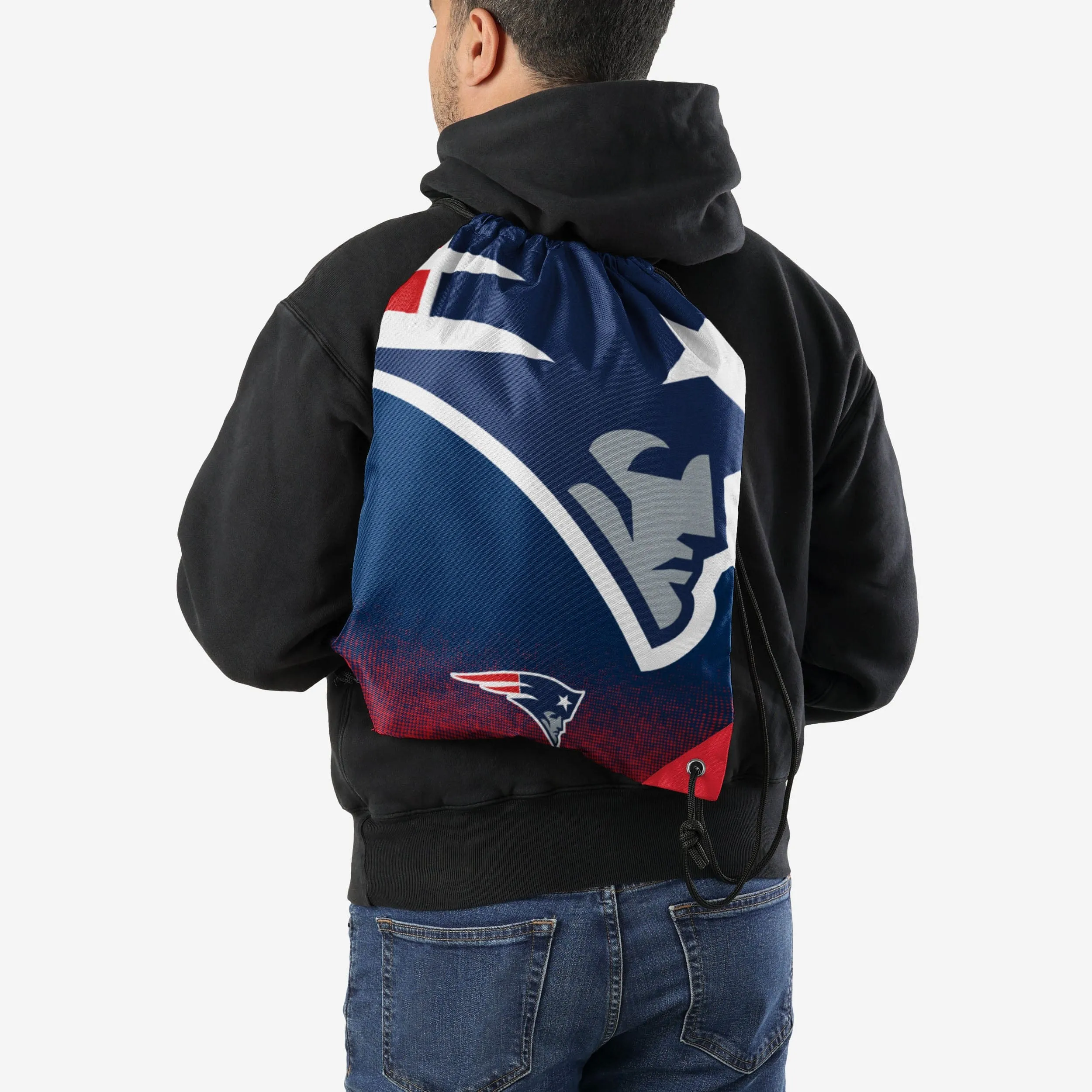 New England Patriots Gradient Drawstring Backpack