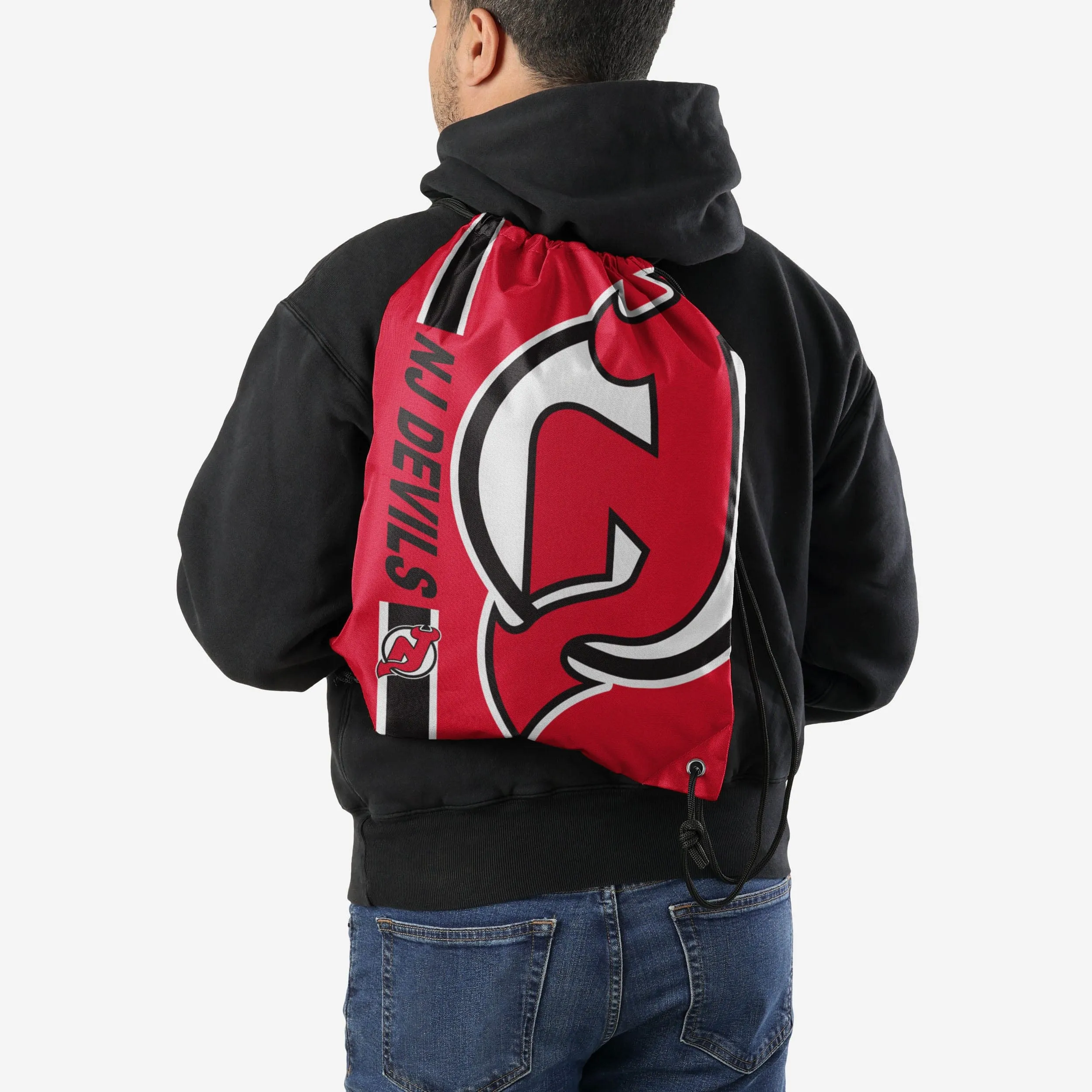 New Jersey Devils Big Logo Drawstring Backpack