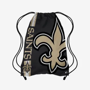 New Orleans Saints Big Logo Drawstring Backpack