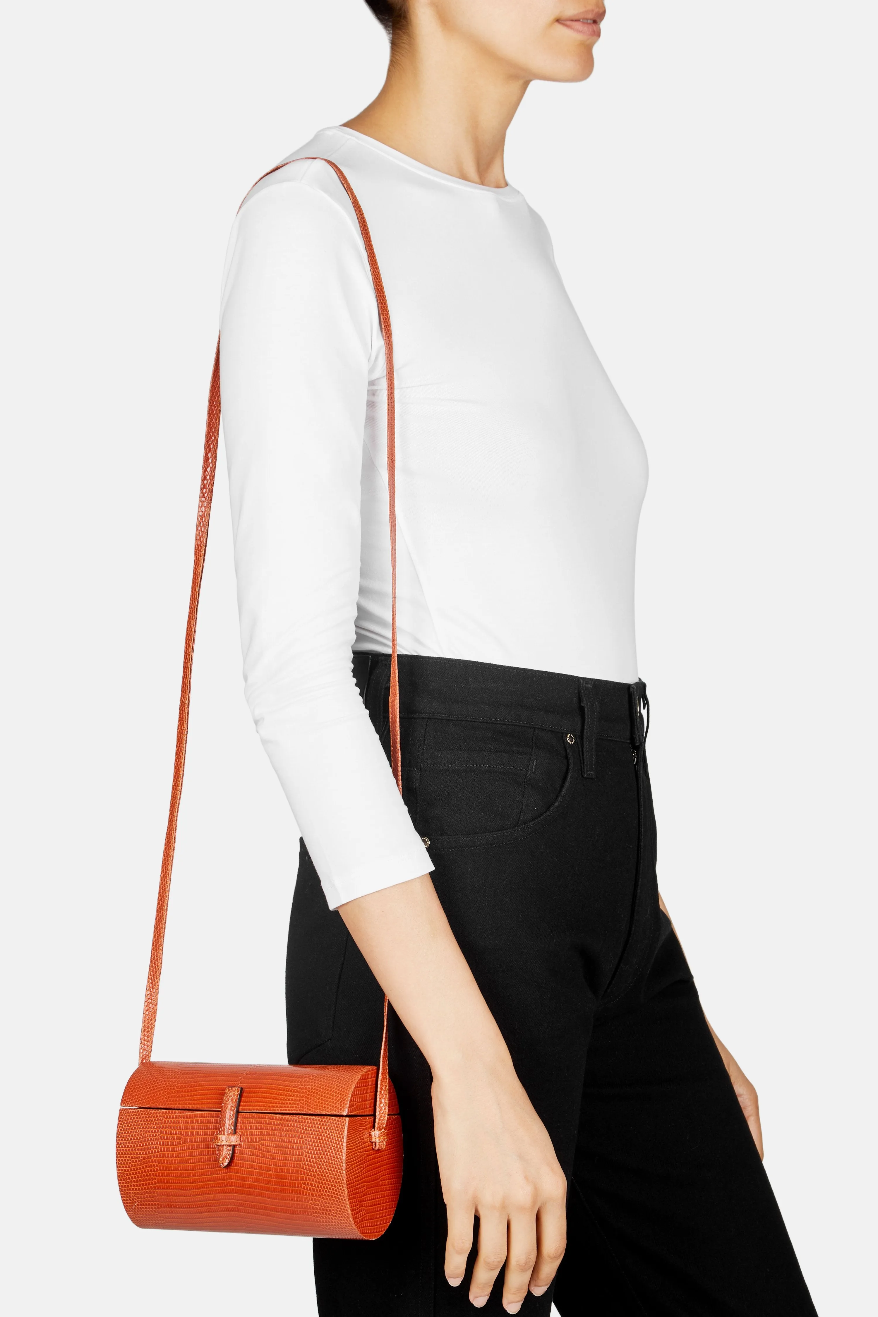 New Trunk Cross Body Bag - Rust