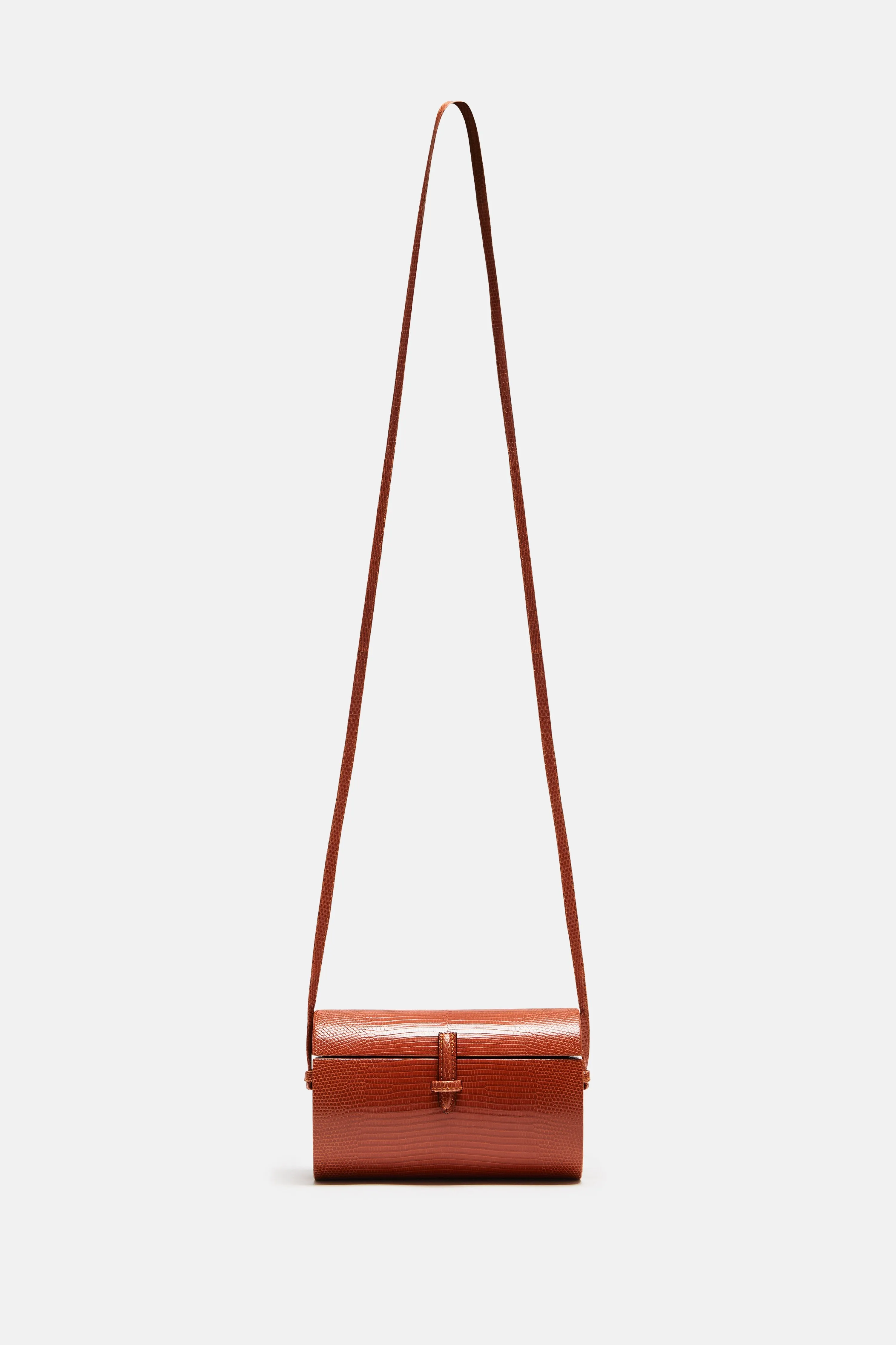 New Trunk Cross Body Bag - Rust