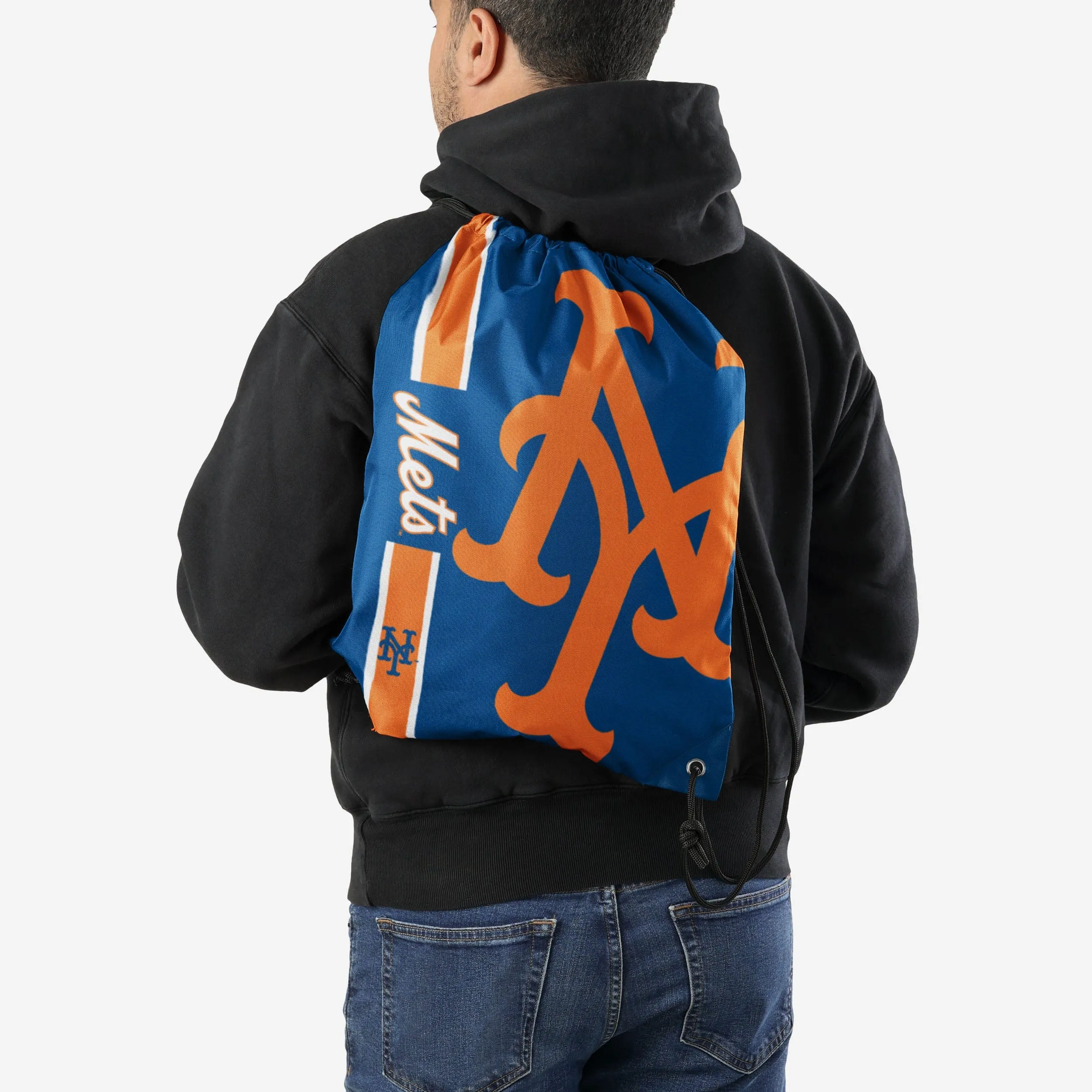 New York Mets Big Logo Drawstring Backpack